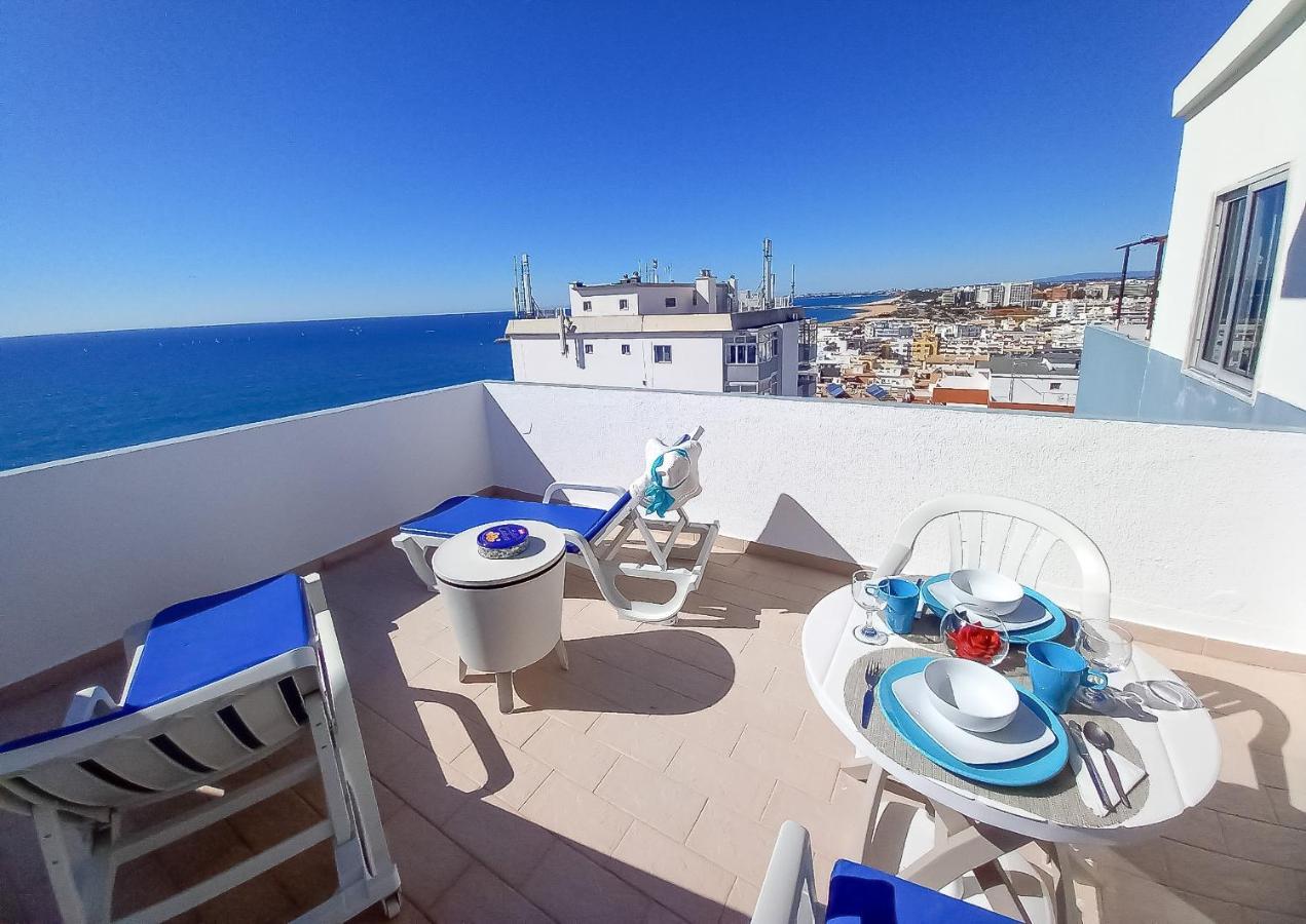 Mira Atlantico 13- Terraco Com Vista Mar E Cidade, Wifi, 80Mt Praia Quarteira Exterior photo